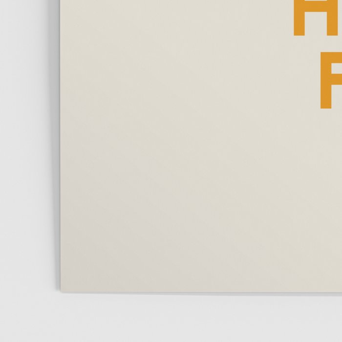 Be Nice, Work Hard, Have Fun | Retro Vintage Bauhaus Typography Poster Gallery Image 3
