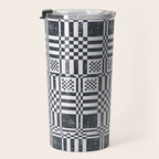Structured Lines Grid Travel Mug Gallery Image 3