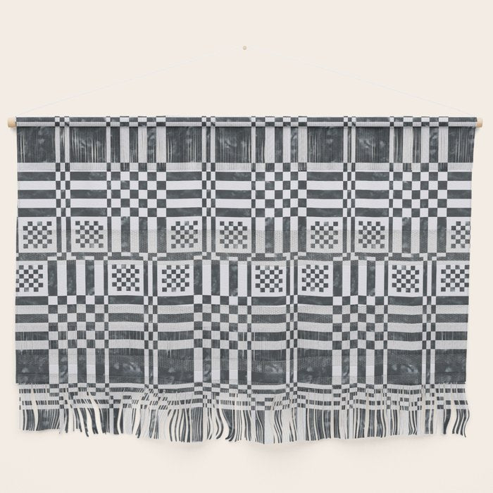 Structured Lines Grid Wall Hanging Gallery Image 1