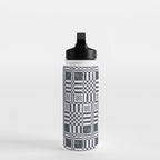Structured Lines Grid Water Bottle Gallery Image 3