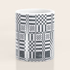 Structured Lines Grid Coffee Mug Gallery Image 4