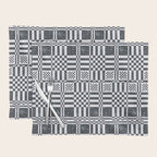 Structured Lines Grid Placemat Gallery Image 1