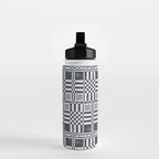 Structured Lines Grid Water Bottle Gallery Image 2