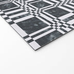 Structured Lines Grid Welcome Mat Gallery Image 2