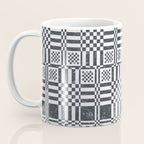 Structured Lines Grid Coffee Mug Gallery Image 3