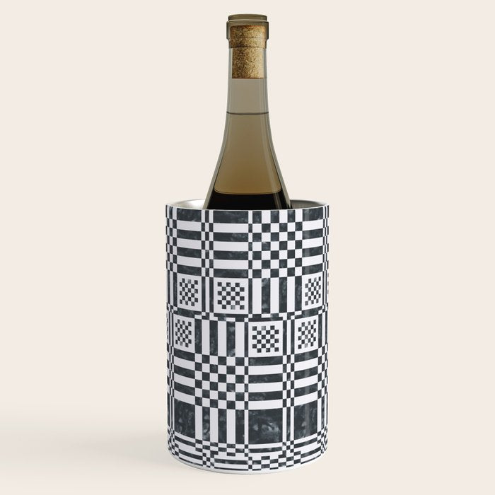 Structured Lines Grid Wine Chiller Gallery Image 1
