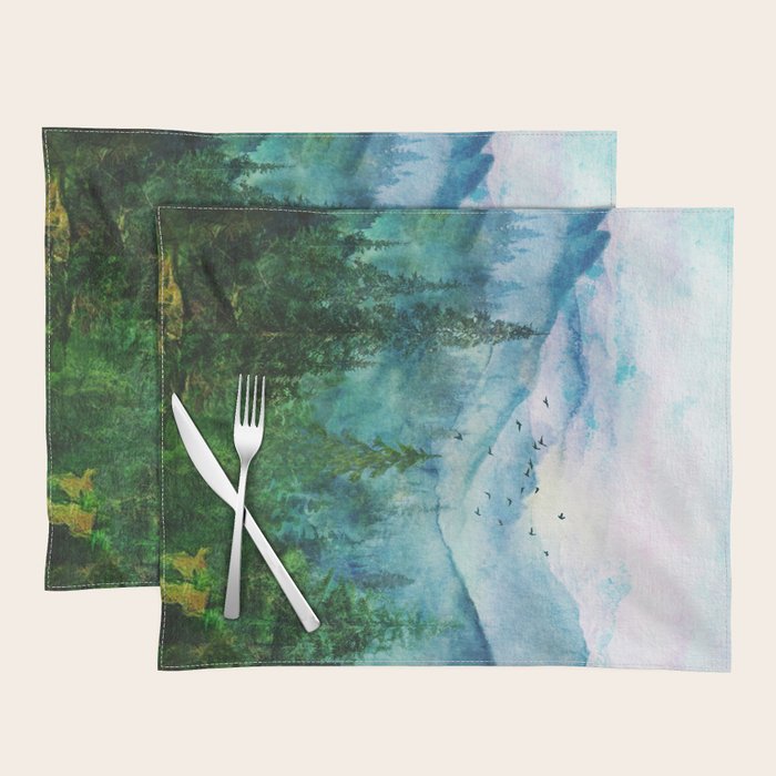 Spring Mountainscape Placemat Gallery Image 1