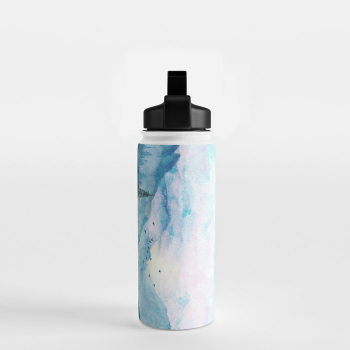 Spring Mountainscape Water Bottle Gallery Image 2
