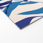 Gum leaves pattern in blue Welcome Mat Gallery Image 2