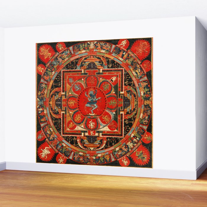 Shri Hevajra Nine Deity Manadala Wall Mural Gallery Image 2