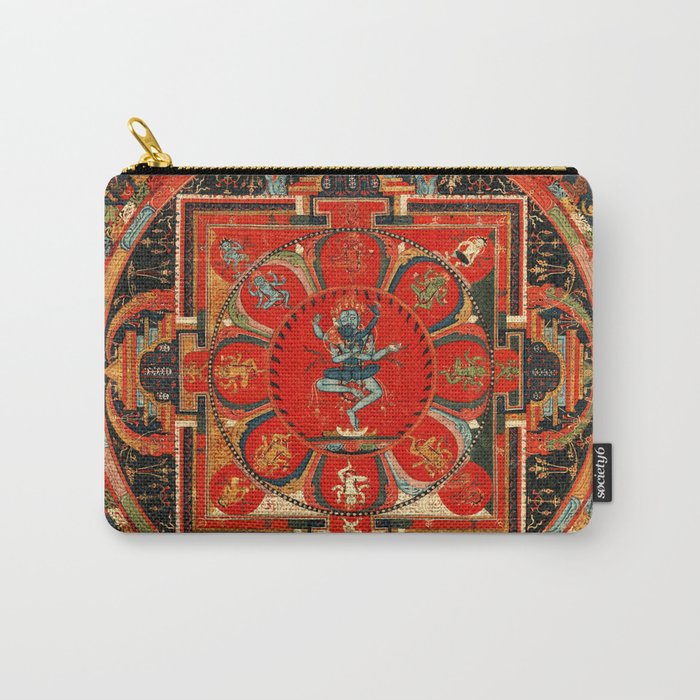 Shri Hevajra Nine Deity Manadala Carry All Pouch Gallery Image 1