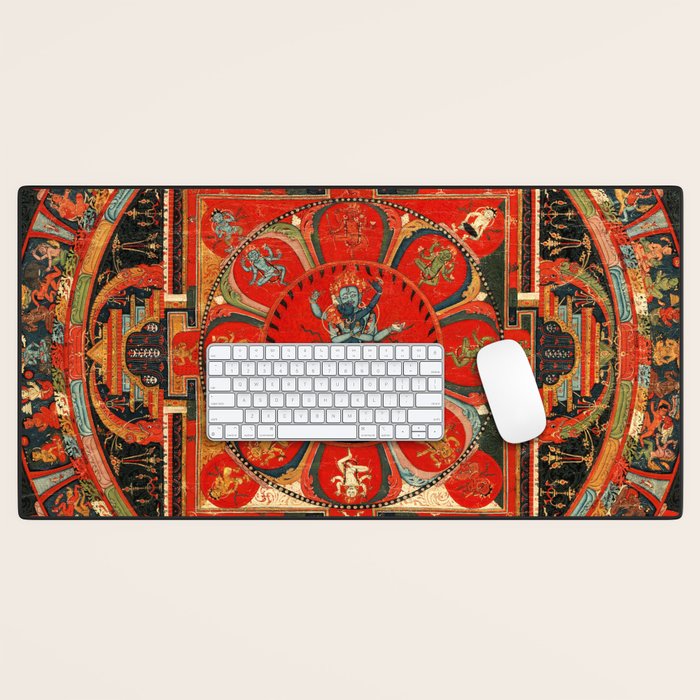 Shri Hevajra Nine Deity Manadala Desk Mat Gallery Image 1