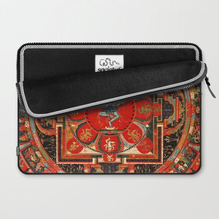 Shri Hevajra Nine Deity Manadala Laptop Sleeve Gallery Image 2