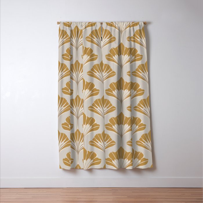 Golden Age Leaves Window Curtain Gallery Image 3