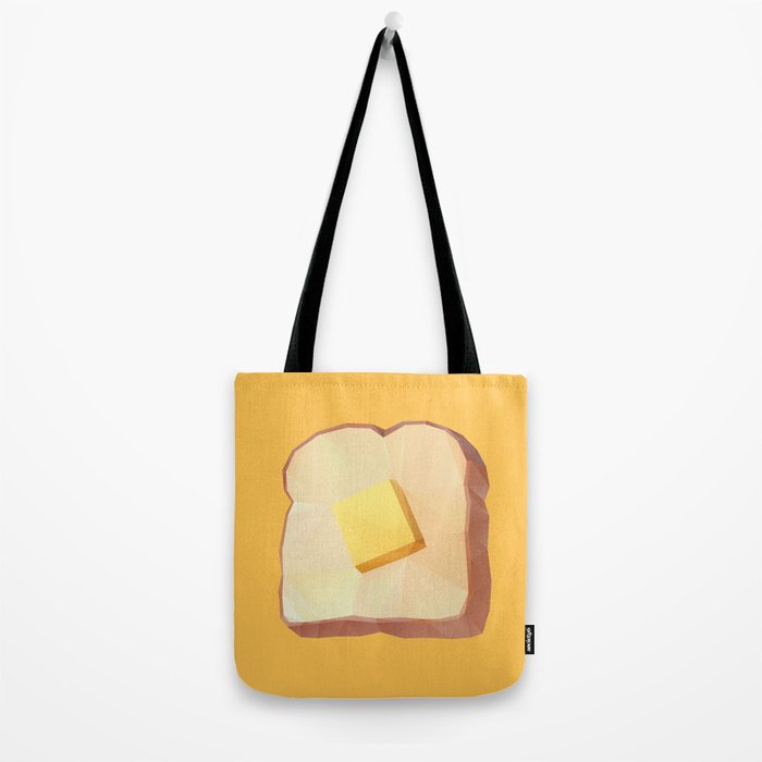 Toast with Butter polygon art Tote Bag Gallery Image 2
