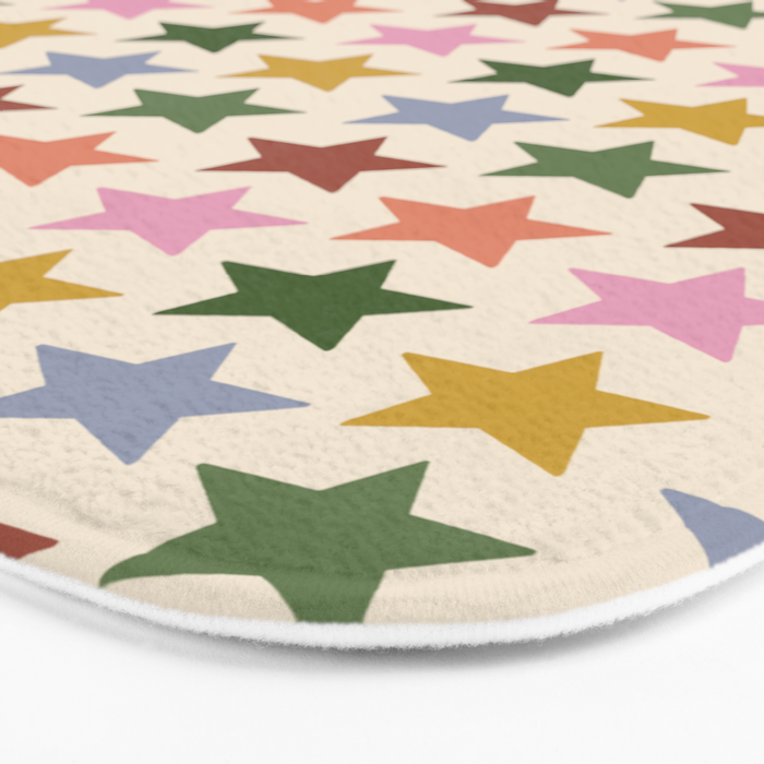 Vintage Stars Bath Mat Gallery Image 3