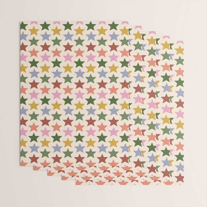 Vintage Stars Wrapping Paper Gallery Image 3
