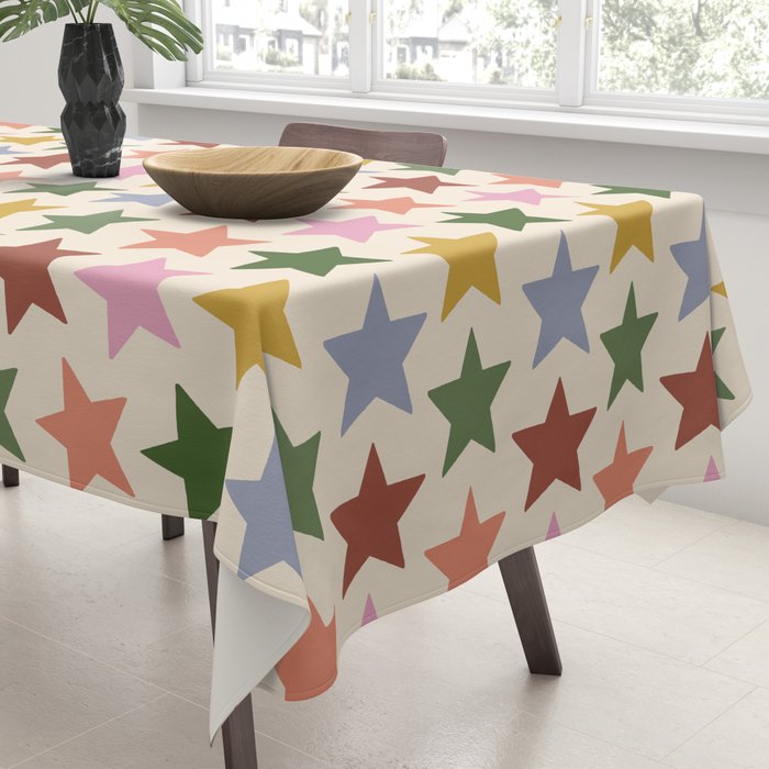 Vintage Stars Tablecloth Gallery Image 3