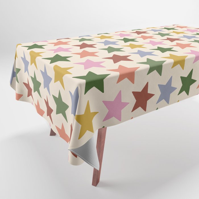 Vintage Stars Tablecloth Gallery Image 1