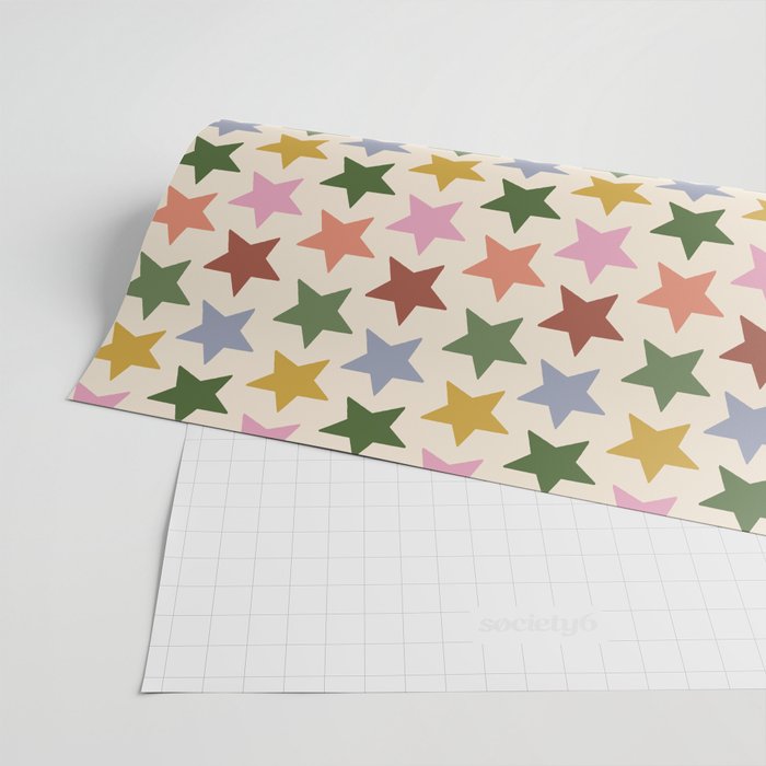Vintage Stars Wrapping Paper Gallery Image 2