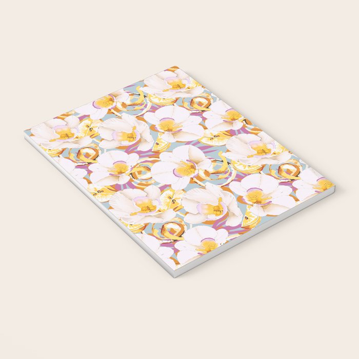 Lemons among the exotic flowers 4 Notebook Gallery Image 3