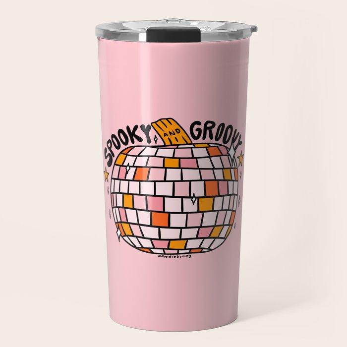 Spooky and Groovy Travel Mug Gallery Image 1