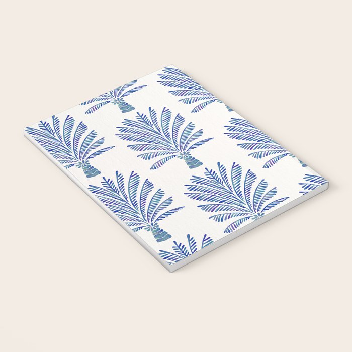 Palm Tree - Navy Palette Notebook Gallery Image 3