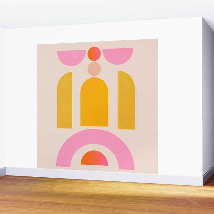 Geometric Shapes 203 Wall Mural Gallery Image 2