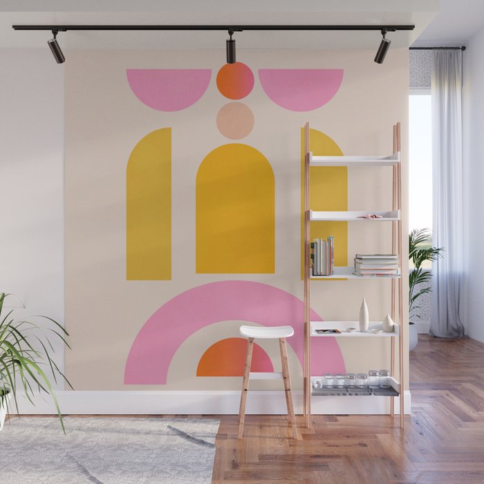 Geometric Shapes 203 Wall Mural Gallery Image 1