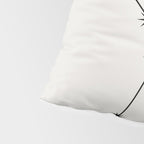 Cancer Zodiac Star Constellation Line Art White Pillow Sham Gallery Image 4