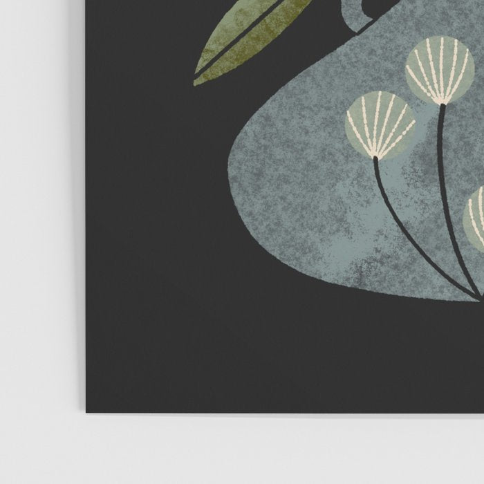 Roses and Blue Vase Poster Gallery Image 3