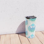Egyptian Scarab - Turquoise OmbrÃ© Travel Mug Gallery Image 4