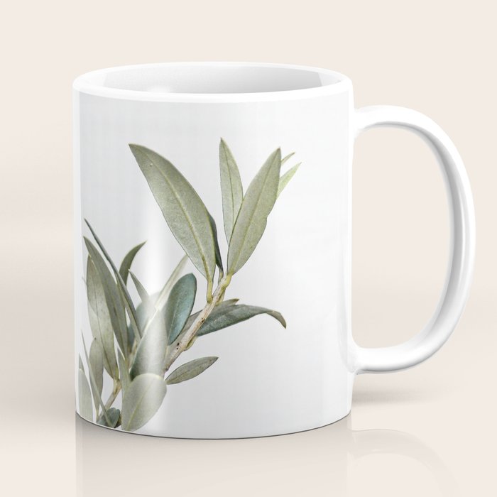 Green Olive Tree Leaves Photo | Botanical Spain Art Print Tenerife Island Nature Travel Photography Coffee Mug Gallery Image 1