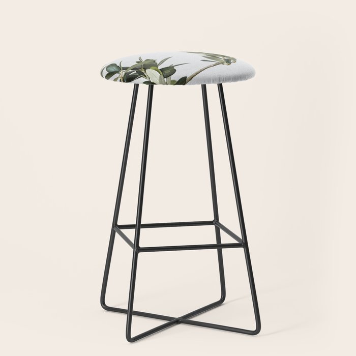 Green Olive Tree Leaves Photo | Botanical Spain Art Print Tenerife Island Nature Travel Photography Stool Gallery Image 1