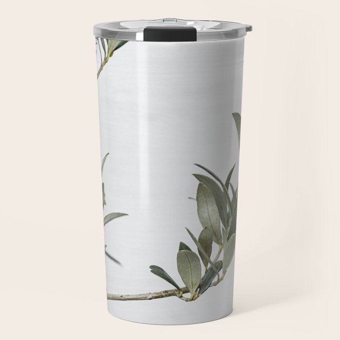 Green Olive Tree Leaves Photo | Botanical Spain Art Print Tenerife Island Nature Travel Photography Travel Mug Gallery Image 1