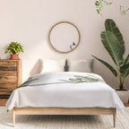 Green Olive Tree Leaves Photo | Botanical Spain Art Print Tenerife Island Nature Travel Photography Comforter Gallery Image 3