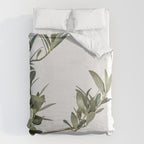 Green Olive Tree Leaves Photo | Botanical Spain Art Print Tenerife Island Nature Travel Photography Duvet Cover Gallery Image 6