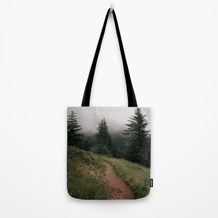 Moody Forest Path Tote Bag Gallery Image 2