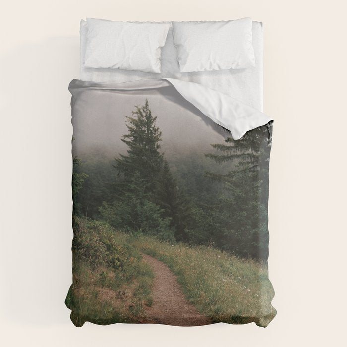 Moody Forest Path Duvet Cover Gallery Image 1