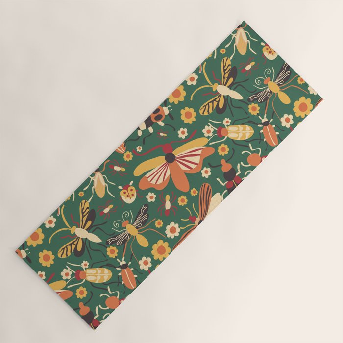 Insects Yoga Mat Gallery Image 1