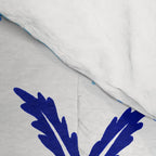 Inked Ferns - Blue Palette Comforter Gallery Image 4
