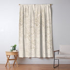 Elegant Ivory Damask 2 Window Curtain Gallery Image 5