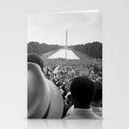 Civil rights march on Washington DC 1963 Stationery Card Gallery Image 2