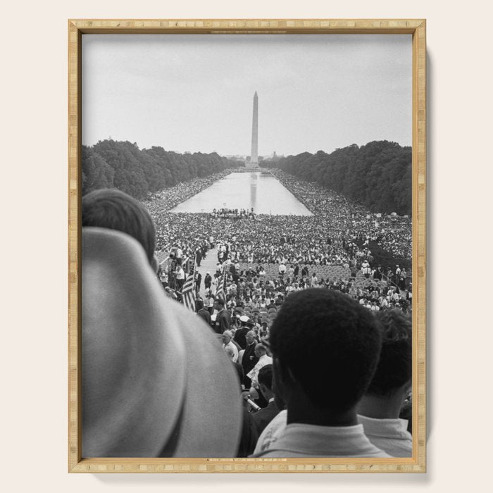 Civil rights march on Washington DC 1963 Serving Tray Gallery Image 1