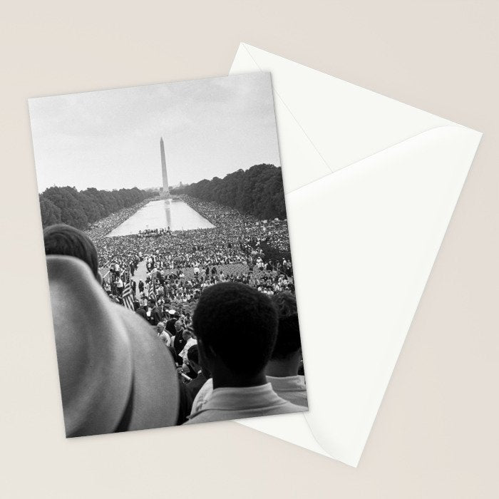 Civil rights march on Washington DC 1963 Stationery Card Gallery Image 2