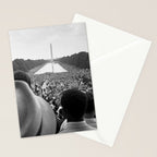 Civil rights march on Washington DC 1963 Stationery Card Gallery Image 2