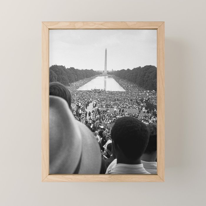 Civil rights march on Washington DC 1963 Mini Art Print Gallery Image 1