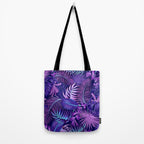 Tropical Leaf Pattern Tote Bag Gallery Image 2