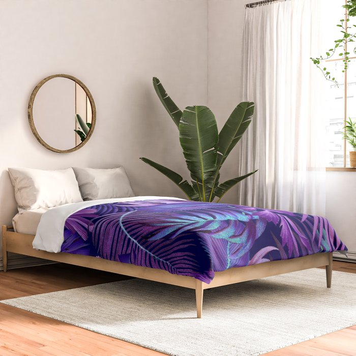 Tropical Leaf Pattern Comforter Gallery Image 2