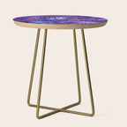 Tropical Leaf Pattern Side Table Gallery Image 1